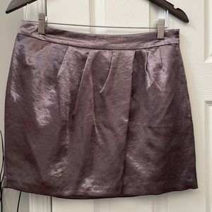 Taupe mini skirt